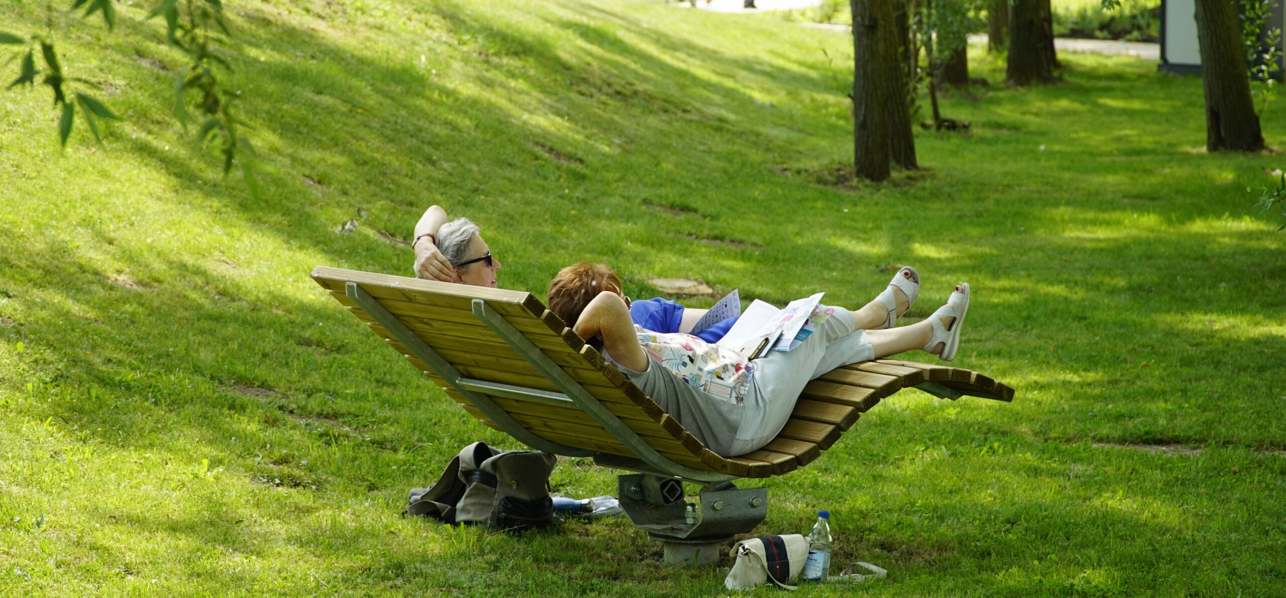 Se relaxer dans un parc